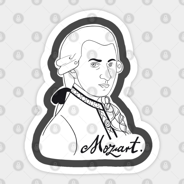 Mozart2 Sticker by estanisaboal